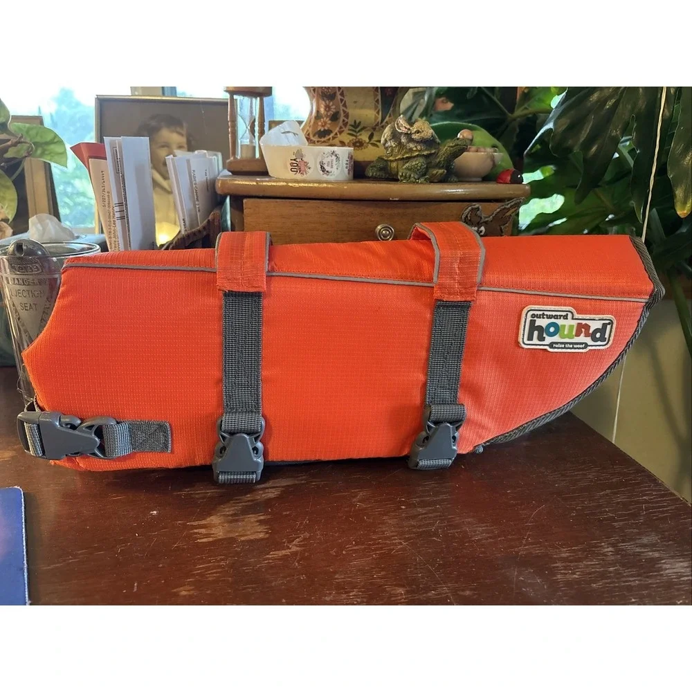Outward Hound - Dog Life Jacket - K9 Granby Splash Orange Large *NEW*